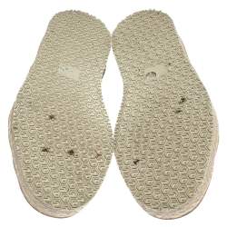 Pre Owned حذاء رياضي بطراز منخفض من أعلى إسبادريل كانفاس أزرق مقاس 42.5