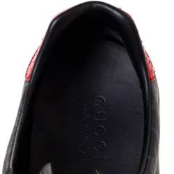 Gucci Black GG Canvas Ace Low Top Sneakers Size 41