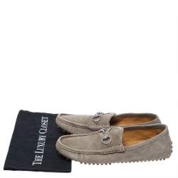 Gucci Beige Suede Horsebit Loafers Size 41