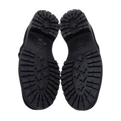 مملوكة مسبقًا Gucci Black Suede 1953 Horsebit Loafers Size 43.5