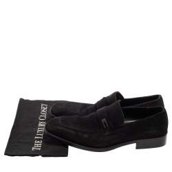 Pre Owned حذاء لوفرز غوتشى سليب أون أسود مقاس 43