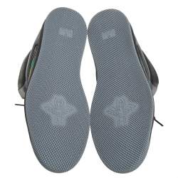 مملوكة مسبقًا حذاء رياضي غوتشي سكرينر جلد متعدد الألوان مرتفع من أعلى مقاس 45