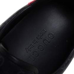 مملوكة مسبقًا حذاء رياضي غوتشي منخفض من أعلى ويب أيس كانفاس سوبريم جي جي رمادي مقاس 41