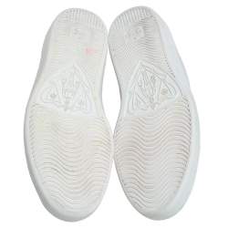Gucci White Leather Ace Low Top Sneakers Size 40