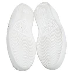 Pre Owned Gucci White Leather Ace Low Top Sneakers Size 40