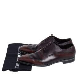 Gucci Ombre Brown Leather Oxford Size 41