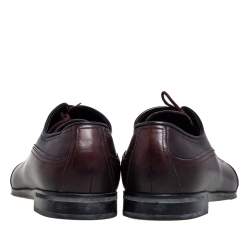 Gucci Ombre Brown Leather Oxford Size 41