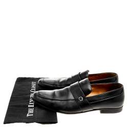 Gucci Black Leather Loafers Size 42.5