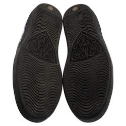 مملوكة مسبقًا حذاء رياضي غوتشي  أيس جلد أسود بعنق منخفض مقاس 40