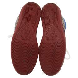 Gucci Multicolor GG Canvas, Nylon and Leather Ace High-Top-Sneakers Size 40