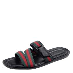 Black mens gucci discount slides