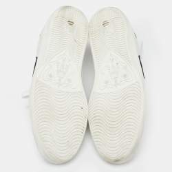 Gucci White Leather Web Ace  Low Top  Sneakers Size 42