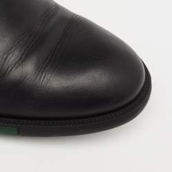 Gucci Black Leather Lace Up Derby Size  42