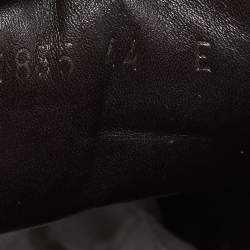 مملوكة مسبقًا حذاء رياضي غوتشي جلد وكانفاس بني/بيج غوتشيسيما سيور فيلكرو مقاس 44