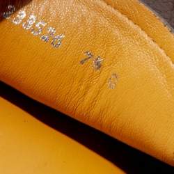 Pre Owned حذاء لوفرز غوتشي سليب أون جلد بني مقاس 41.5