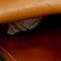 Pre Owned Gucci Black Leather GG Marmont Web Driver Slip On Loafers Size 40