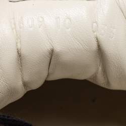 مملوكة مسبقًا Gucci Black Leather Rhyton Lace Up Sneakers  Size 44