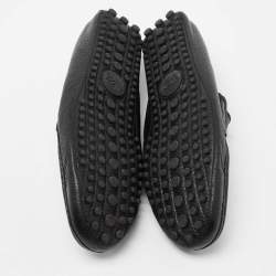 Pre Owned حذاء لوفرز غوتشي هورسبيت جلد أسود مقاس 43.5