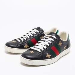 Gucci Ace Bees and Stars Sz 9.5 Embroidered Low-top