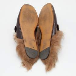 Gucci Green Velvet Princetown Horsebit Flat Mules Size 45
