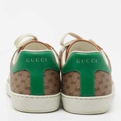Pre Owned GUCCI x Disney Multicolor GG Canvas and Leather Ace Sneakers Size 43 