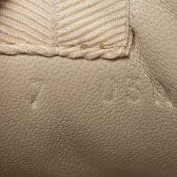 Pre Owned Gucci Cream Leather Rhyton Gucci Logo Rhyton Sneakers Size 41