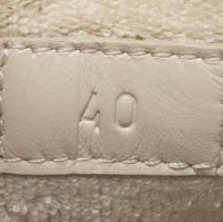Gucci Multicolor Canvas And Leather Screener Sneakers Size 40