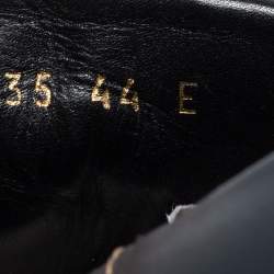 مملوكة مسبقًا Gucci Black Guccissima Leather Lace Up Sneakers Size 44