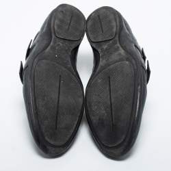 مملوكة مسبقًا Gucci Black Guccissima Leather Lace Up Sneakers Size 44