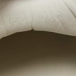 مملوكة مسبقًا Gucci White Leather Ace Low Top Sneakers Size 41.5