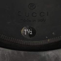 Gucci Black Leather Lace Up Oxfords Size  41.5