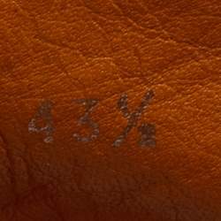 Gucci Dark Brown Suede Brogue Ankle Length Boots Size 43.5