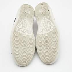 Gucci Dark Grey GG Supreme Canvas Ace Sneakers Size 41.5