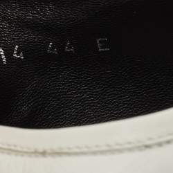 Gucci White Leather Lace Up Oxfords Size 44
