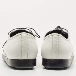 Gucci White Leather Lace Up Oxfords Size 44