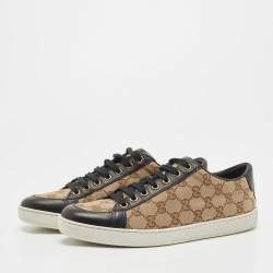 Gucci Women's Natural Beige/cream GG Canvas And Leather Small