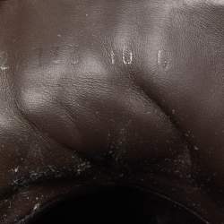 مملوكة مسبقًا Gucci Brown/Beige GG Supreme Canvas and Leather High Top Sneakers Size 44