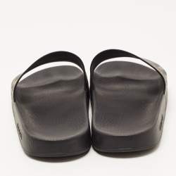 Gucci Two Tone GG Supreme Printed Canvas Slides Size 40