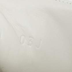 Pre Owned Gucci White Leather Ace Web Low Top Sneakers Size 45