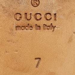 Gucci Navy Blue Suede Web Horsebit Loafers Size 41