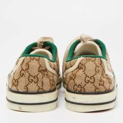 Gucci Beige/Brown GG Canvas Tennis 1977 Sneakers Size 41