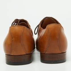 Gucci Brown Leather Oxfords Size 43 