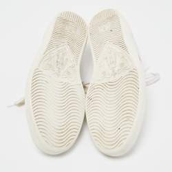 Gucci White Leather Ace Low Top Sneakers Size 41