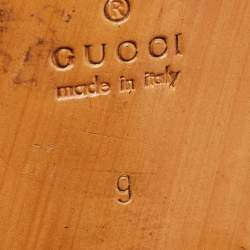 Gucci Brown Leather Lace Up Oxfords Size 43