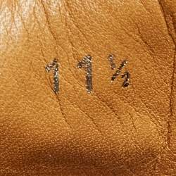 Gucci Brown Leather Brogue Oxfords Size 45.5