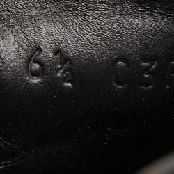 Gucci Black Leather And Python Trim Ace Dionysus Buckle Lace Up Sneakers Size 40.5