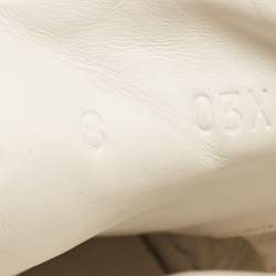 Gucci White Leather Web Ace Low Top Sneakers Size 42
