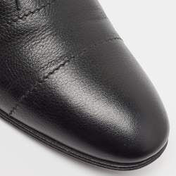 Gucci Black Leather Lace Up Oxfords Size 43