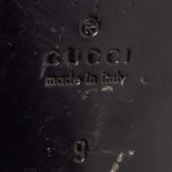 Gucci Black Leather Lace Up Oxfords Size 43