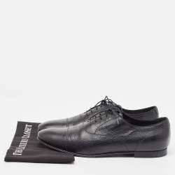 Gucci Black Leather Lace Up Oxfords Size 43